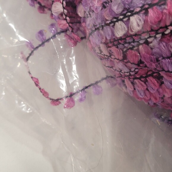 Fabu Muench Ribbon Yarns 4309 Purple 10 pc LOT Variegated  50g 72m DISC Spain - Picture 4 of 6